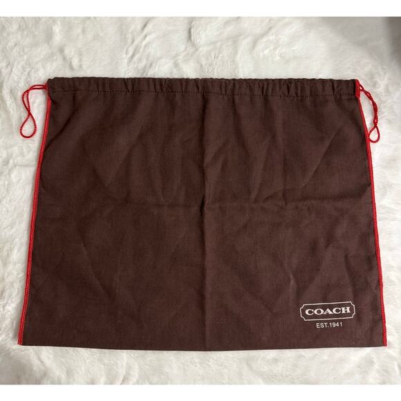y2k COACH Brown Dust Bag - Picture 1 of 4